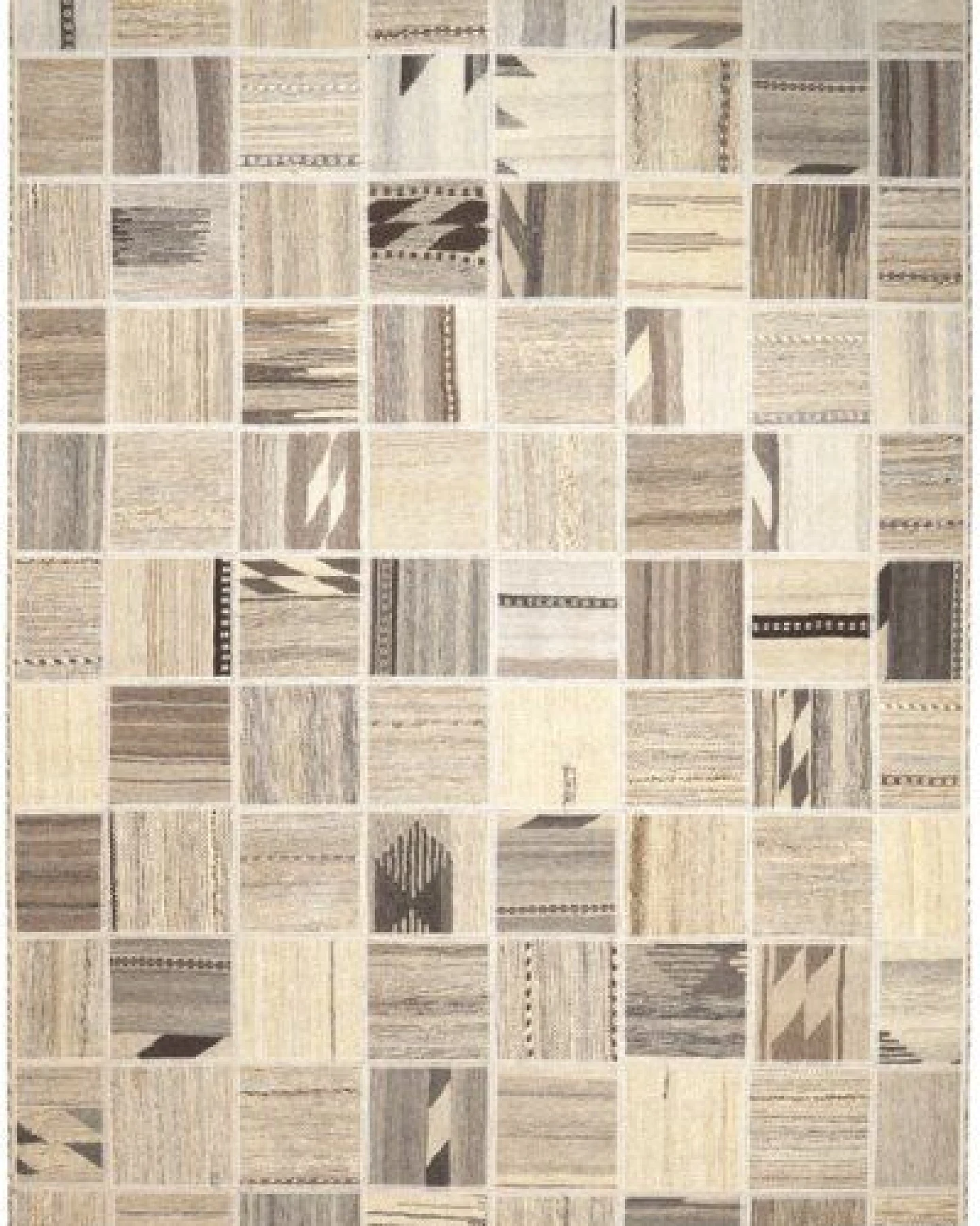 Kelim Tekkeh Beige „Rugtales“ aus Schurwolle, 150x200 cm – Ansicht 3