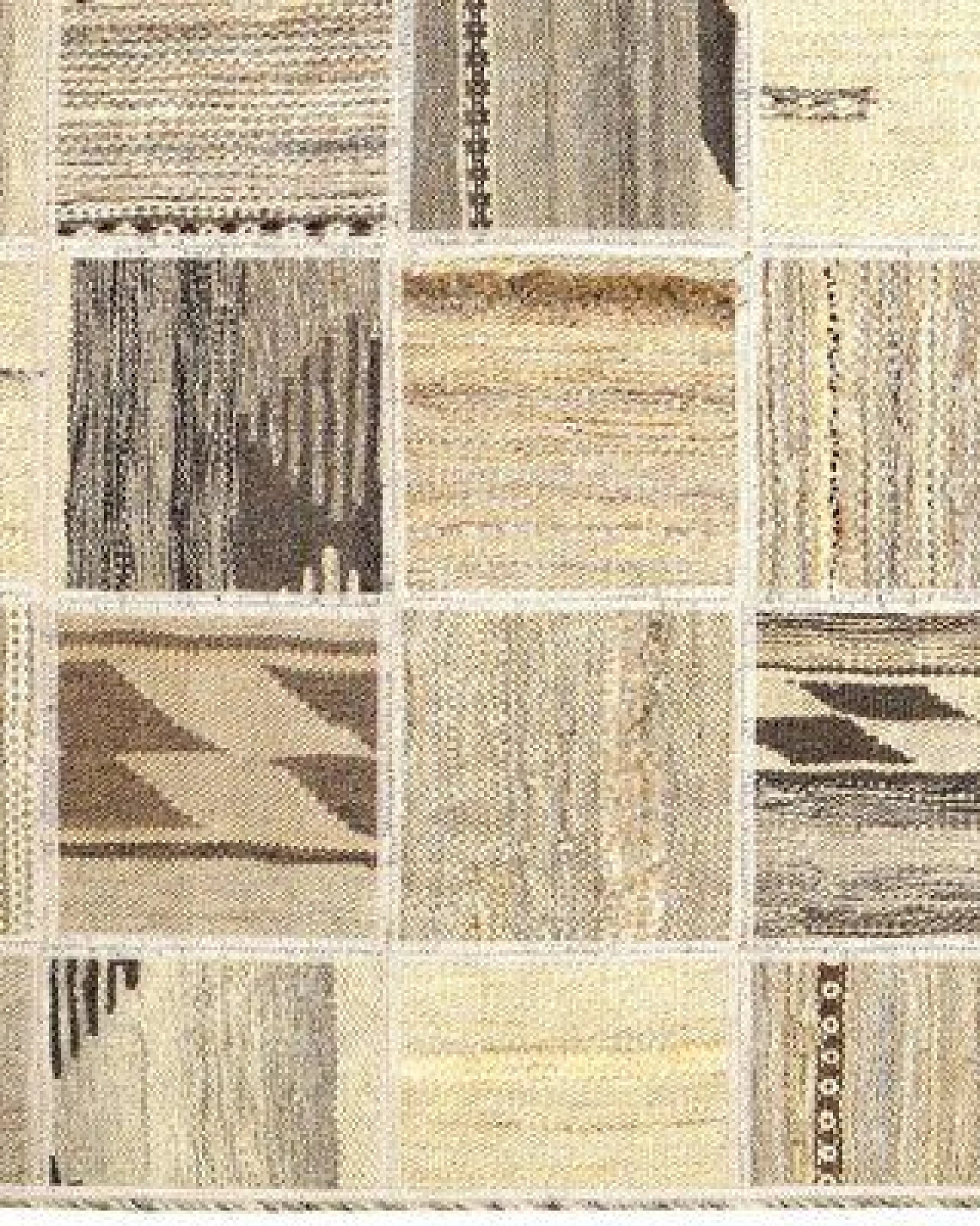 Kelim Tekkeh Beige „Rugtales“ aus Schurwolle, 150x200 cm – Ansicht 4
