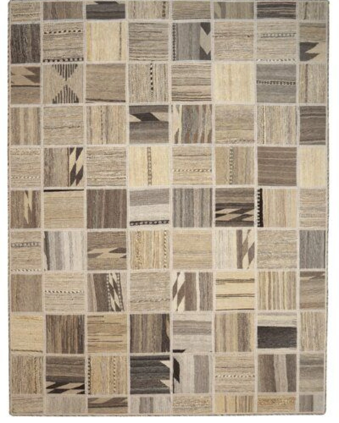 Kelim Tekkeh Beige „Rugtales“ aus Schurwolle, 150x200 cm – Ansicht 3
