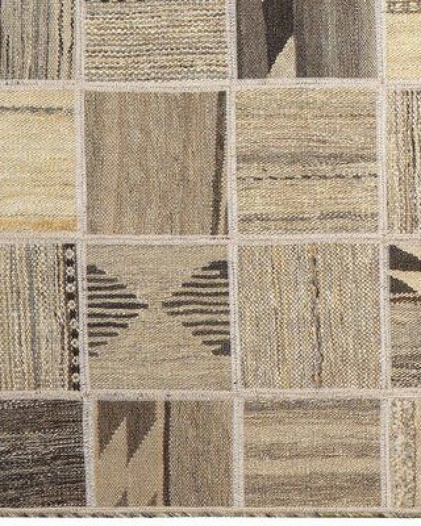 Kelim Tekkeh Beige „Rugtales“ aus Schurwolle, 150x200 cm – Ansicht 4