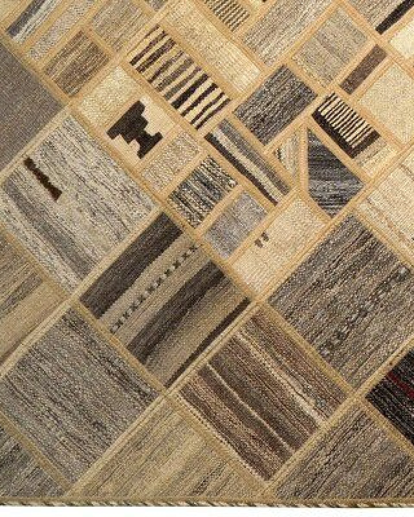 Kelim Tekkeh Beige „Rugtales“ aus Schurwolle, 170x240 cm – Ansicht 4