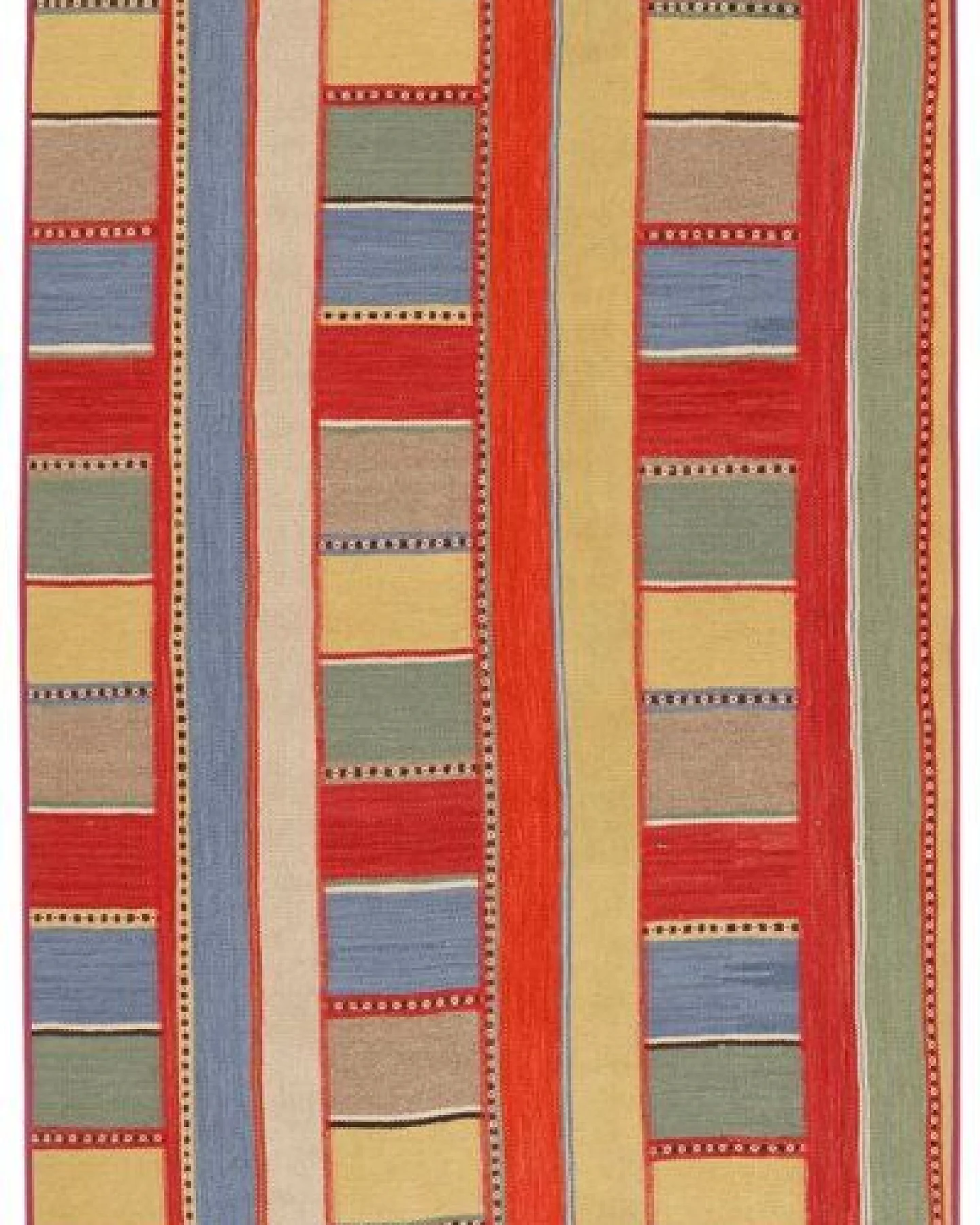 Kelim Tekkeh Mehrfarbig „Rugtales“ aus Schurwolle, 119x175 cm – Ansicht 3