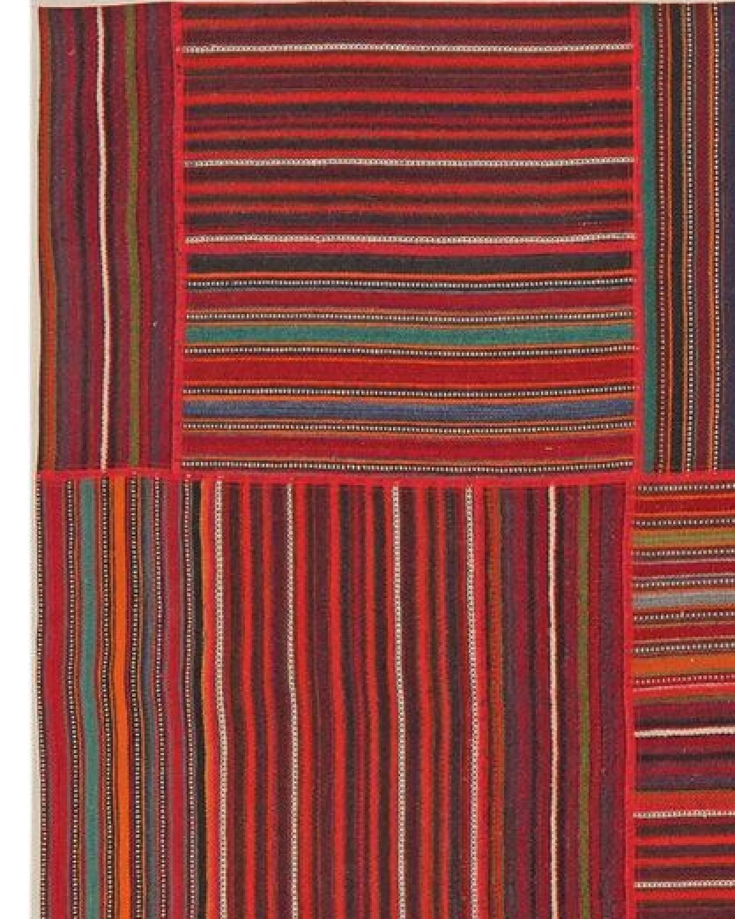 Kelim Tekkeh Mehrfarbig „Rugtales“ aus Schurwolle, 143x214 cm – Ansicht 4