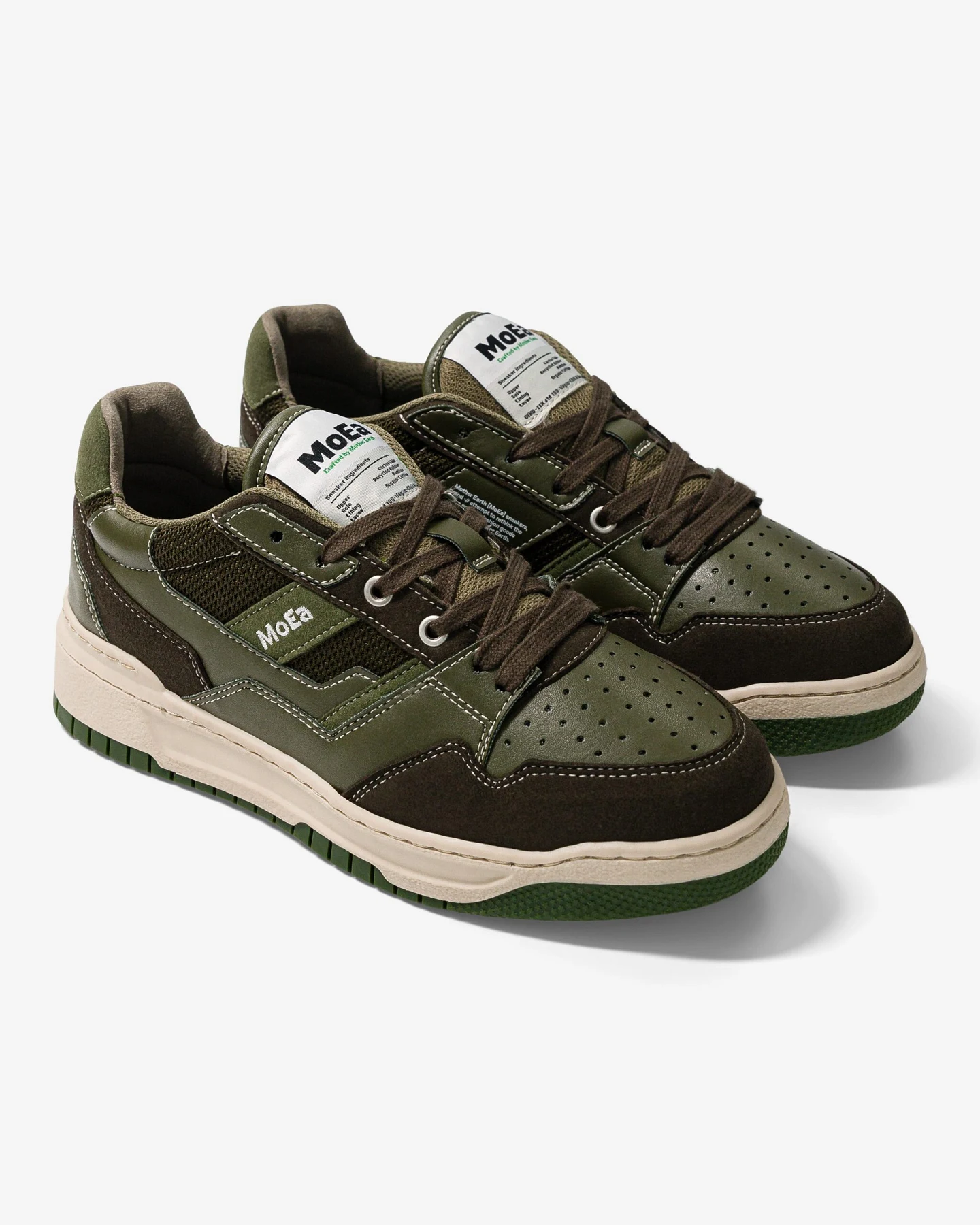 MoEa Herren vegan Sneaker Gen2 Cactus Full Kaki – Ansicht 2