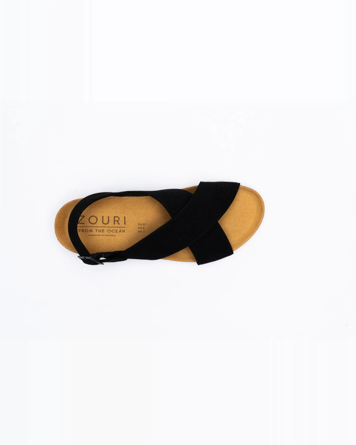 Zouri Damen vegan Sandalen See Schwarz – Ansicht 2
