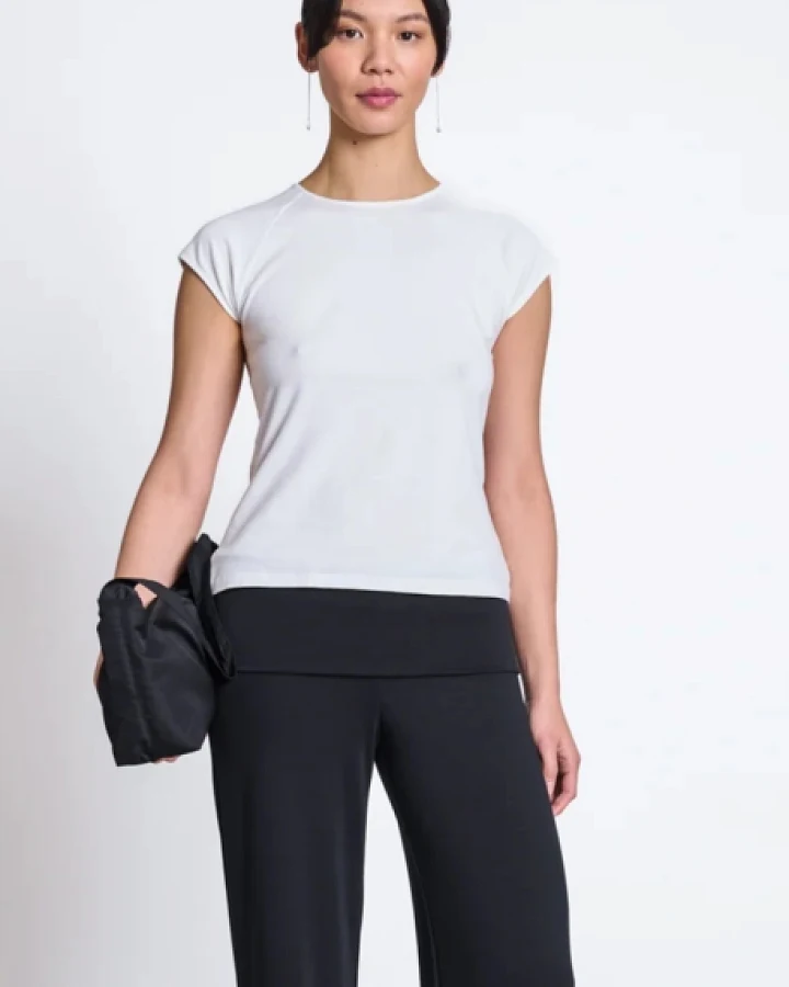 JAN 'N JUNE Damen vegan T-Shirt Raglan Tami Weiß