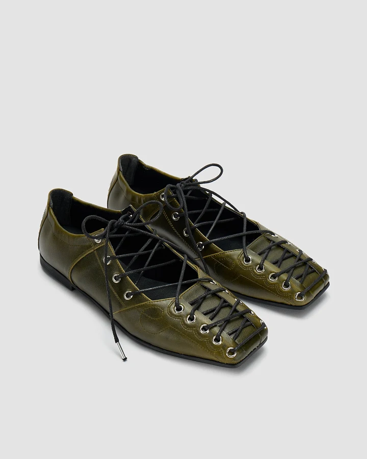 Prev Damen vegan Ballerinas Mae Olea Oliv