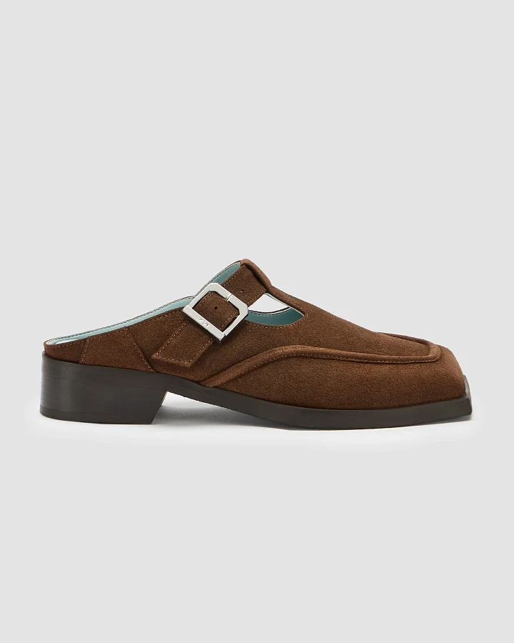 Prev Damen vegan Mules Lou Mahagoni