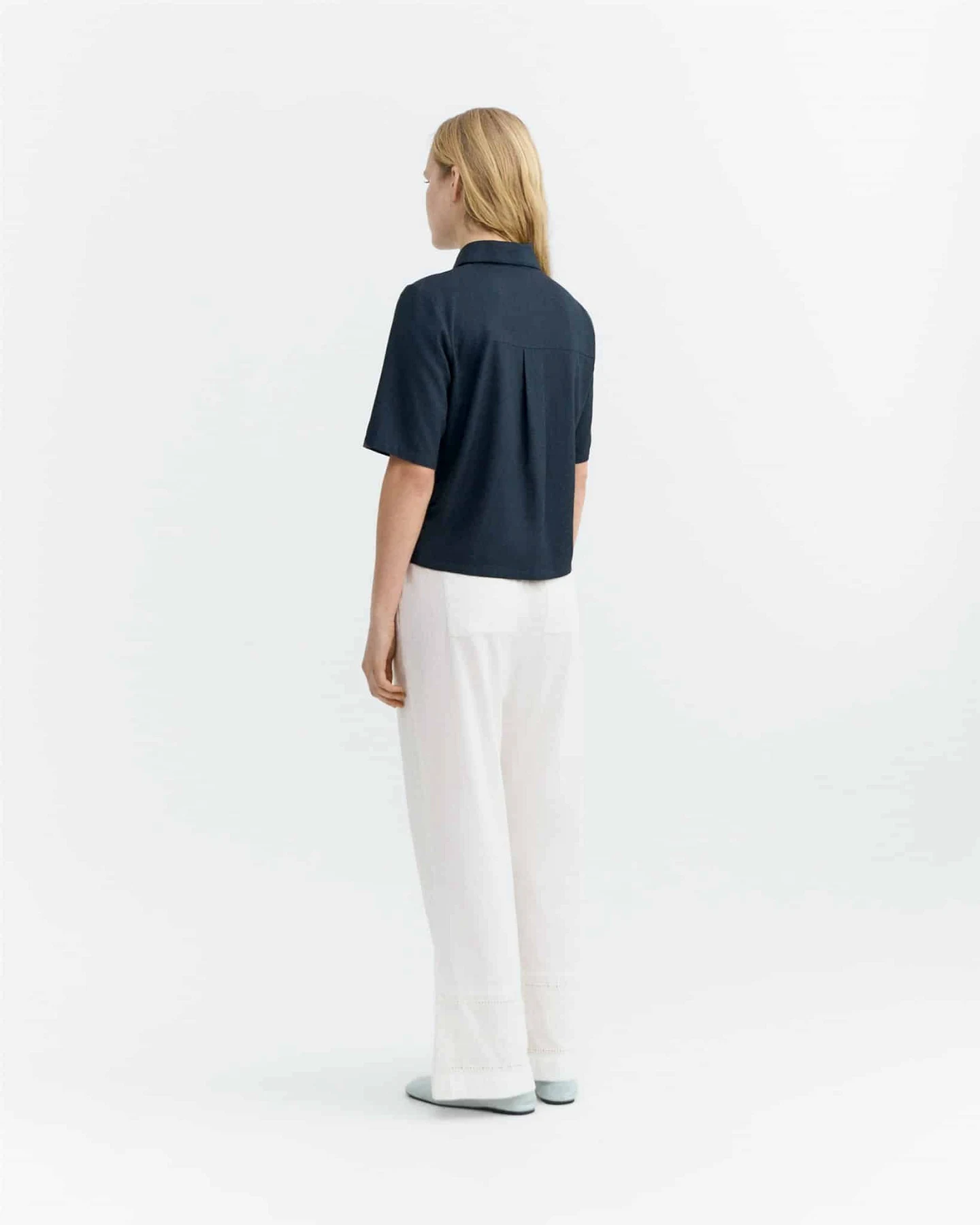Thinking MU Damen vegan Bluse Ane Blau – Ansicht 2