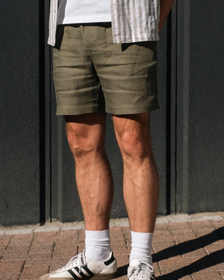 Lucid Collective Herren vegan Shorts Core Khaki