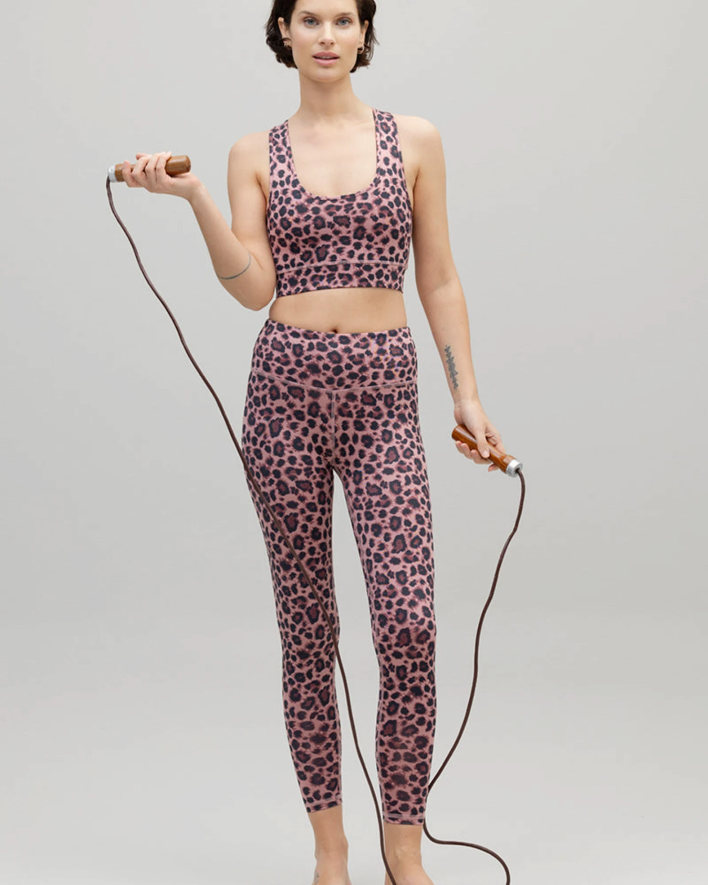 Hey Honey Cropped Leggings Leo Rose L – Ansicht 2