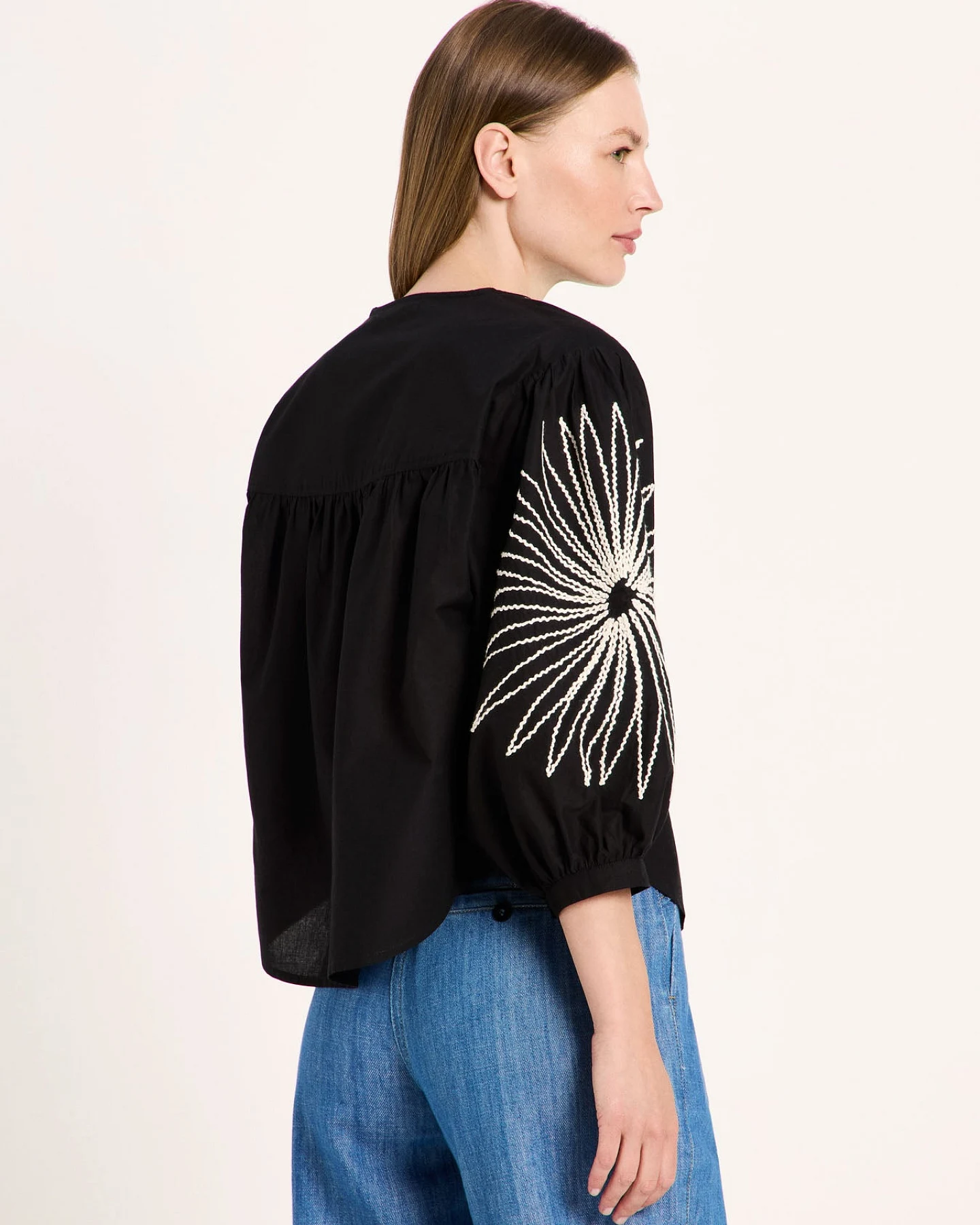 Bluse mit Stickerei (GOTS) – Ansicht 6