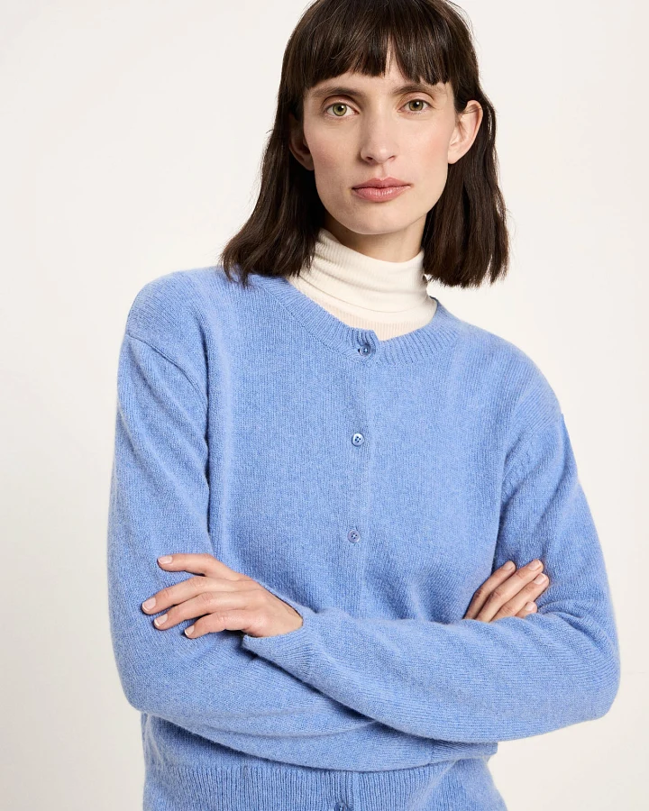 Boxy Strickjacke (GOTS)