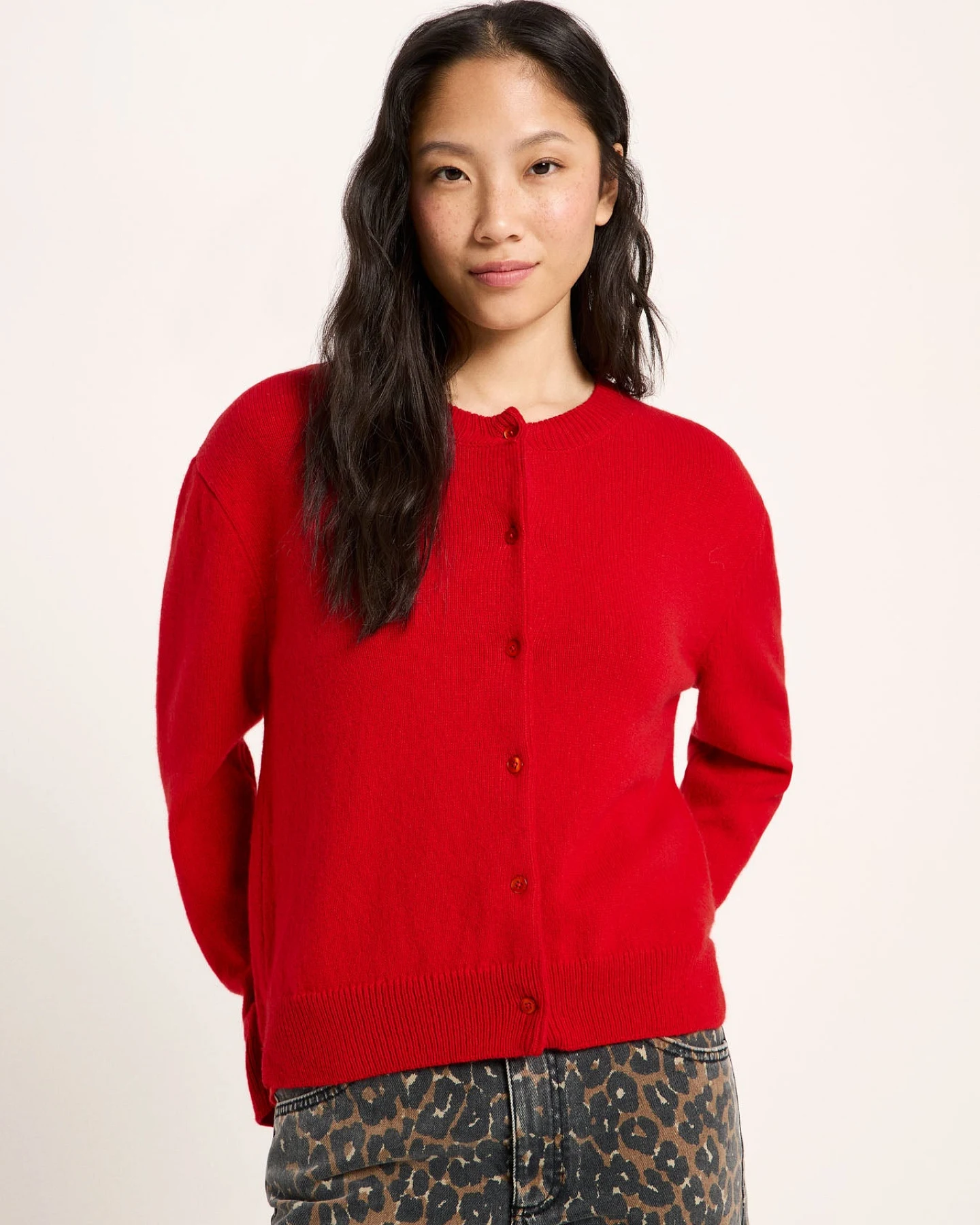 Boxy Strickjacke (GOTS) – Ansicht 2