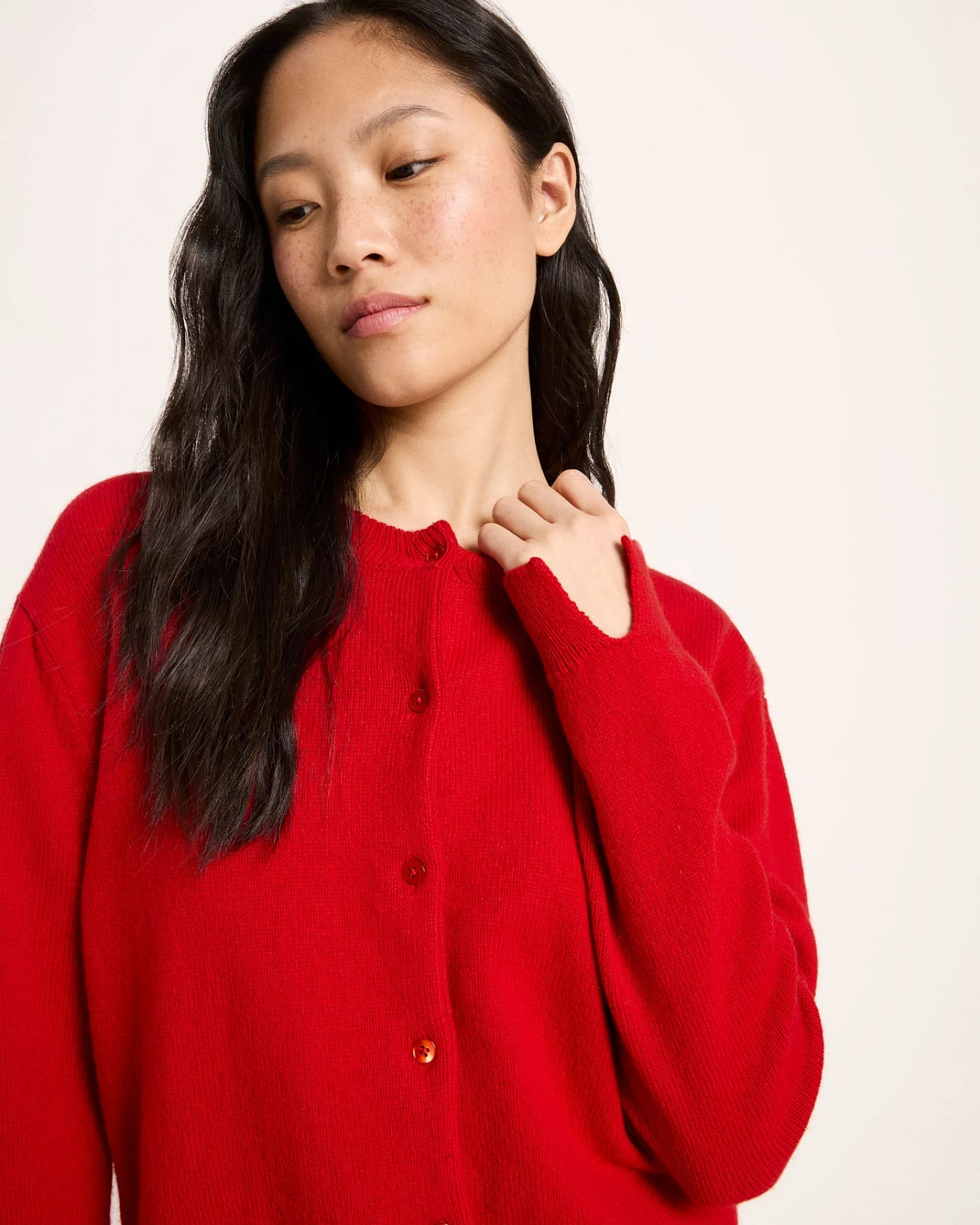 Boxy Strickjacke (GOTS) – Ansicht 3
