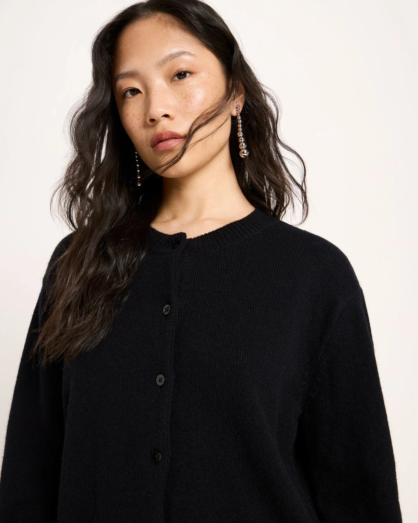 Boxy Strickjacke (GOTS) – Ansicht 3