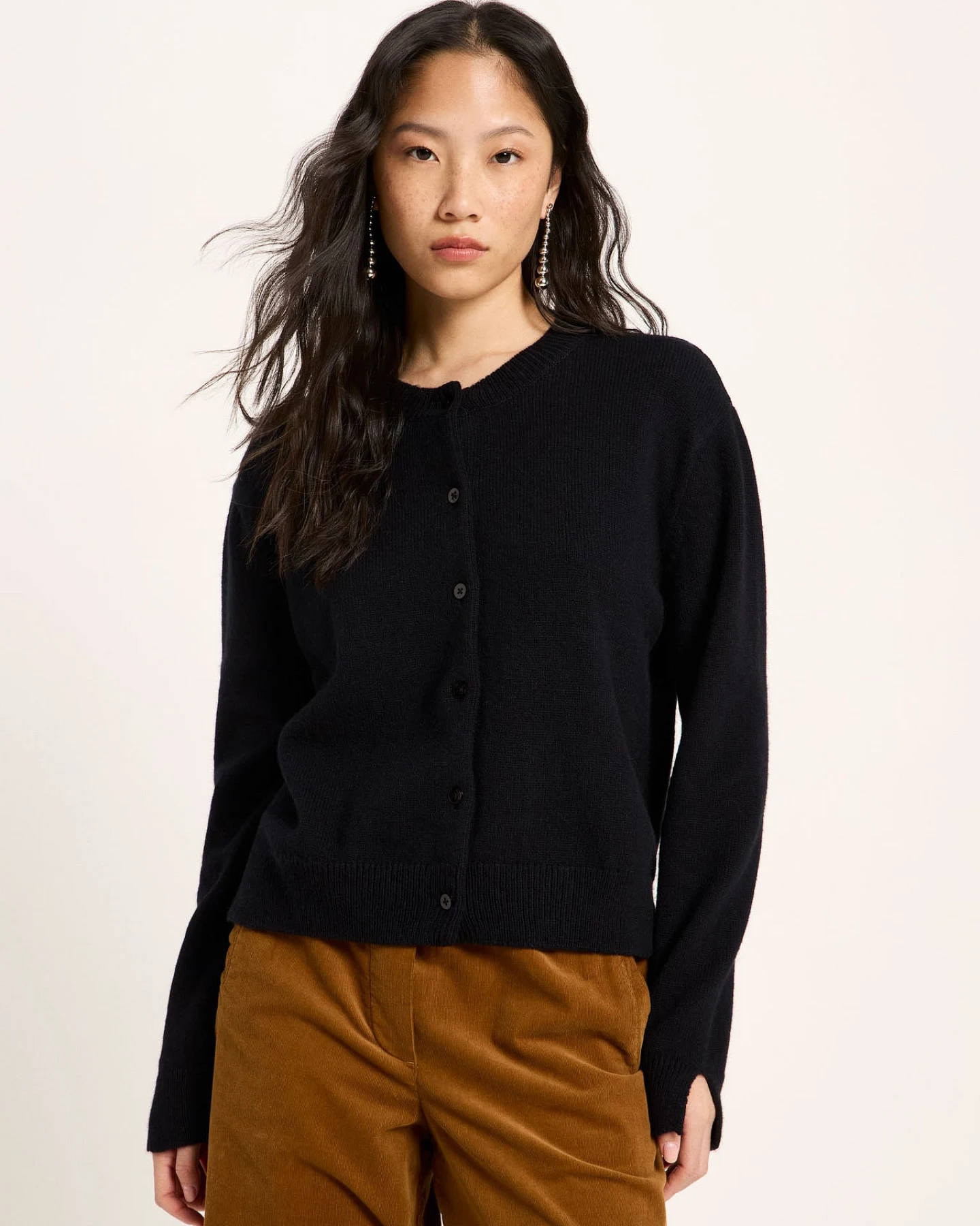 Boxy Strickjacke (GOTS) – Ansicht 2