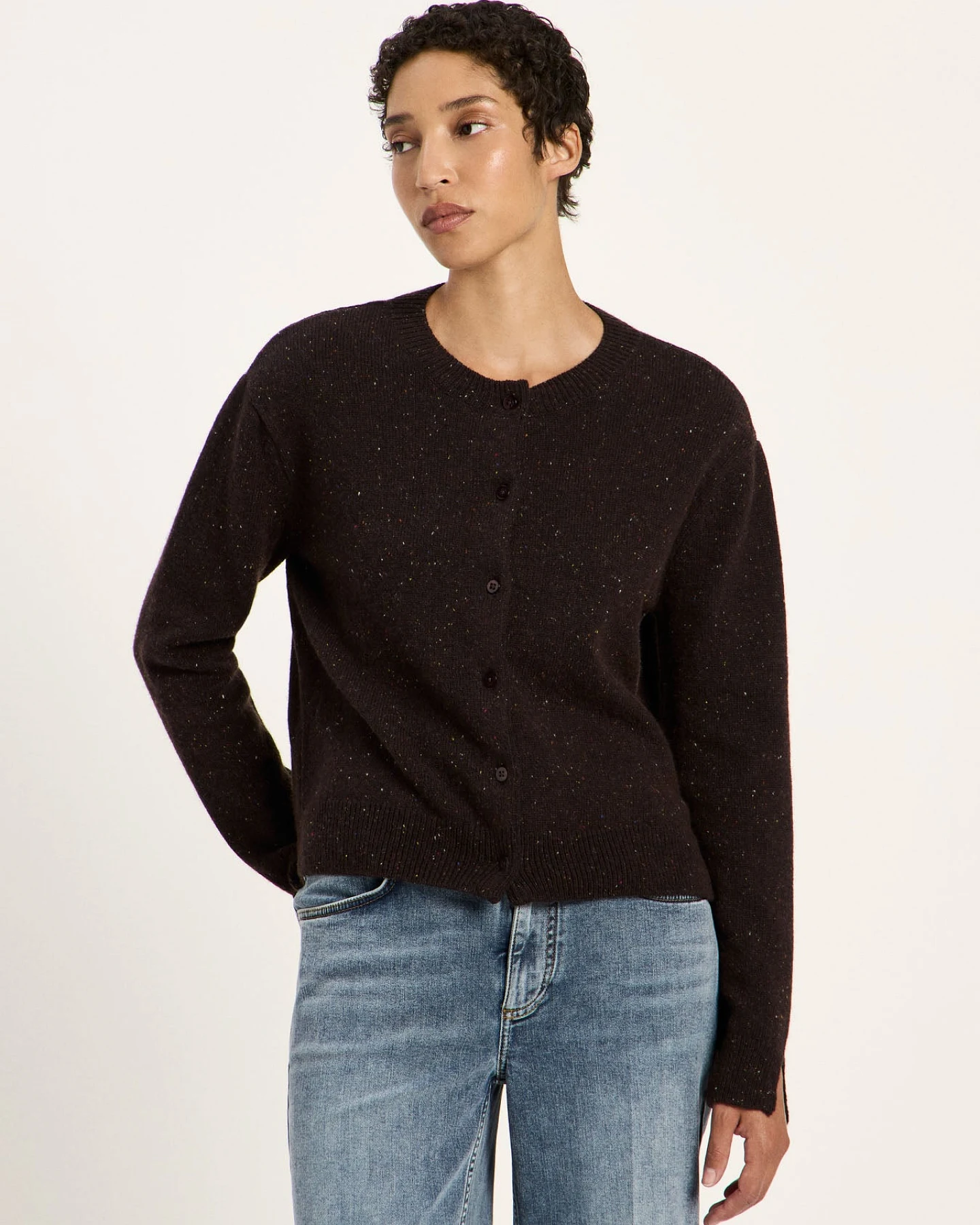 Boxy Strickjacke (GOTS) – Ansicht 2