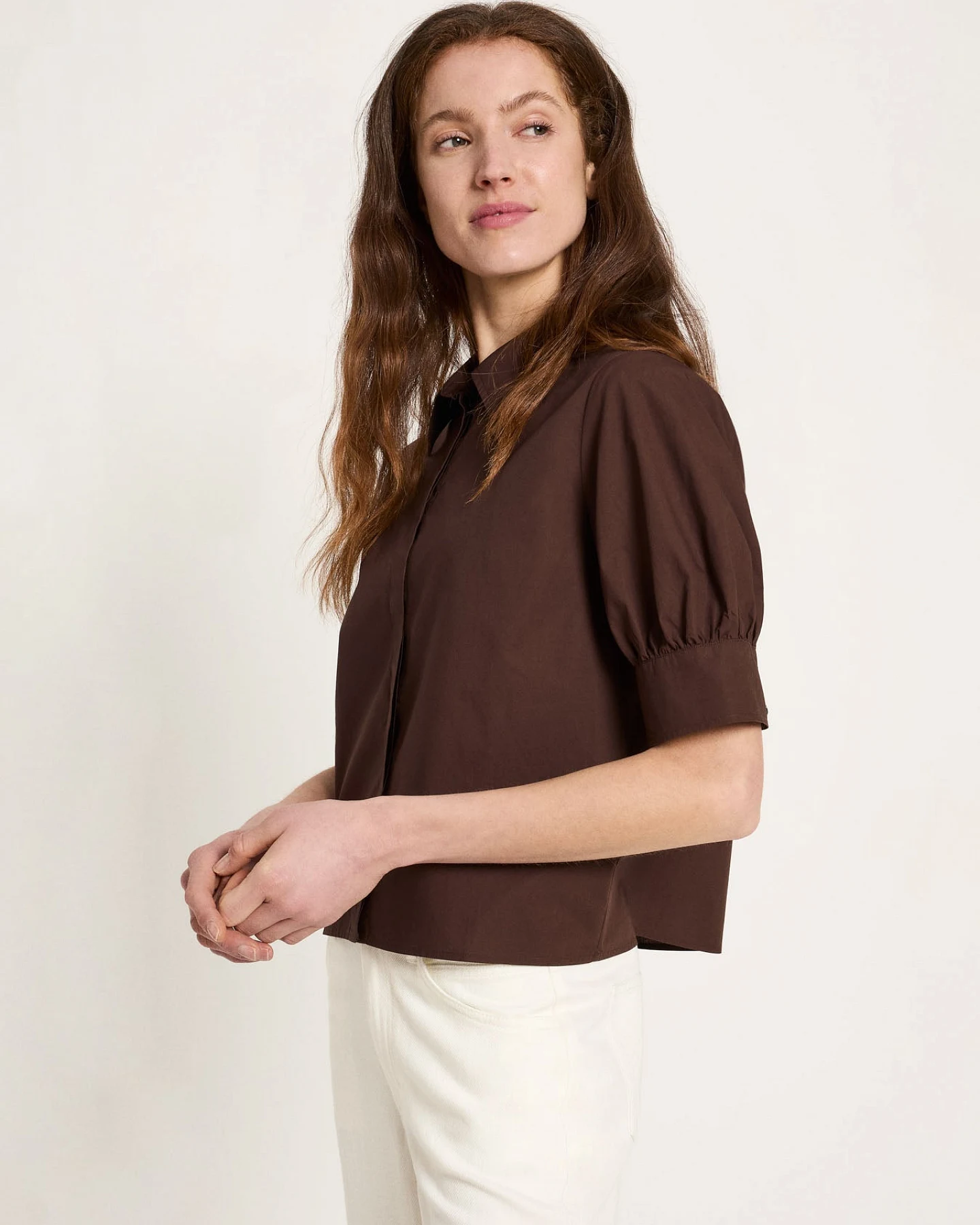 Bluse mit Puffärmeln (GOTS) – Ansicht 3