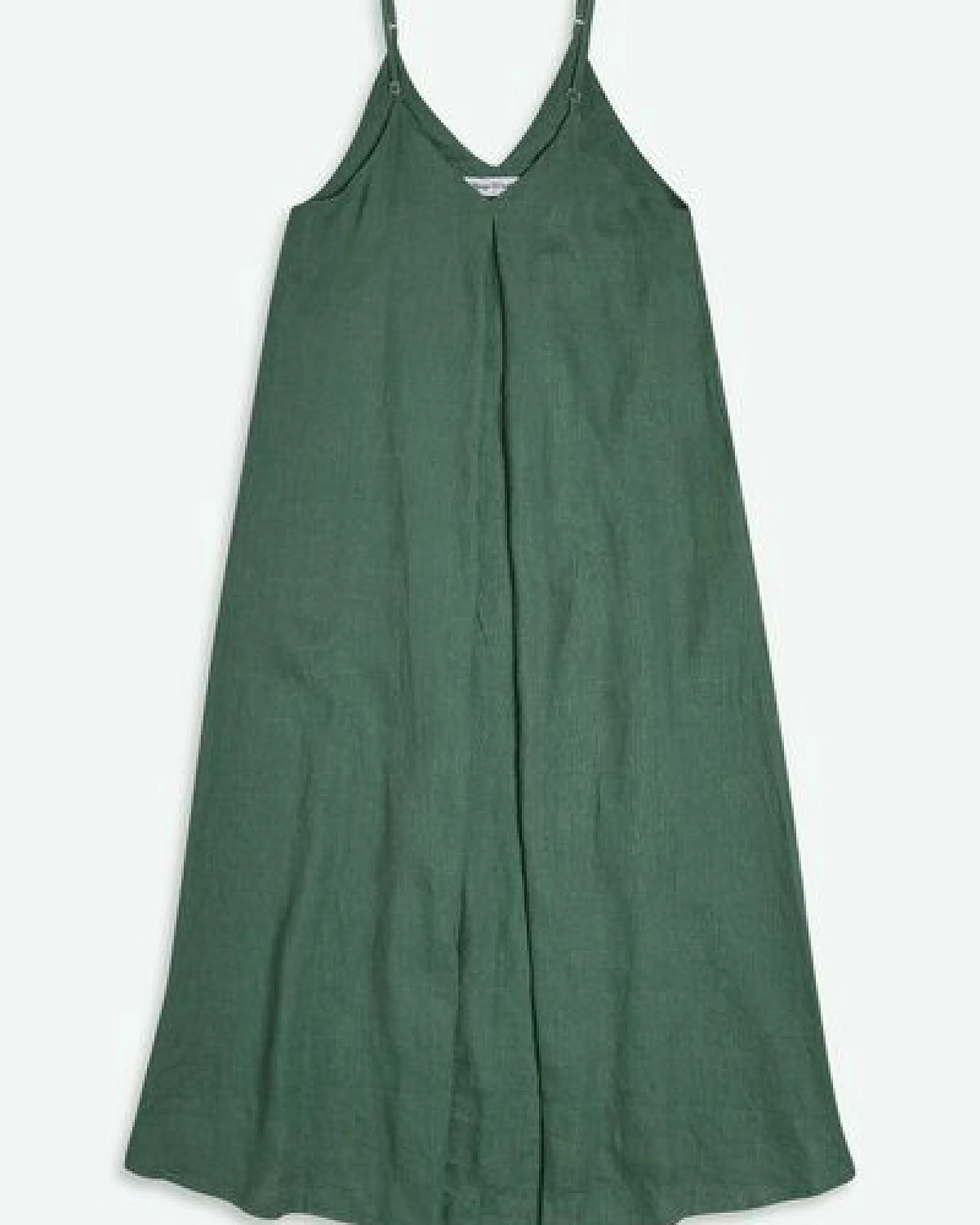 Kings Of Indigo Kleid AUBREY, Bistro Green, 100% Leinen – Ansicht 4