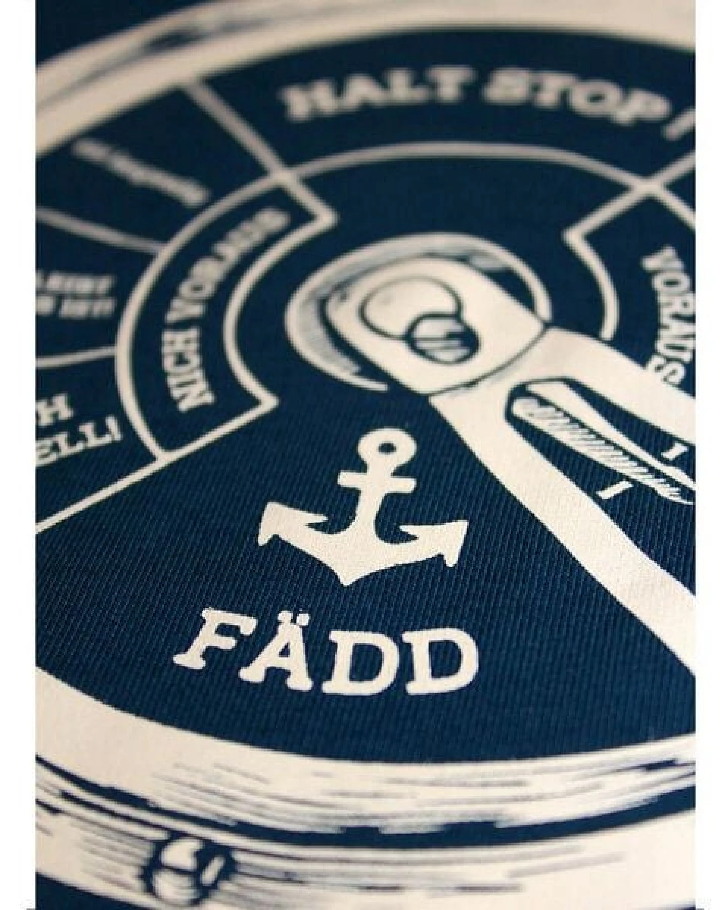 FÄDD Herren T-Shirt Rundhals Bio-Baumwolle Lächerliche Geschwindigkeit Blau – Ansicht 4