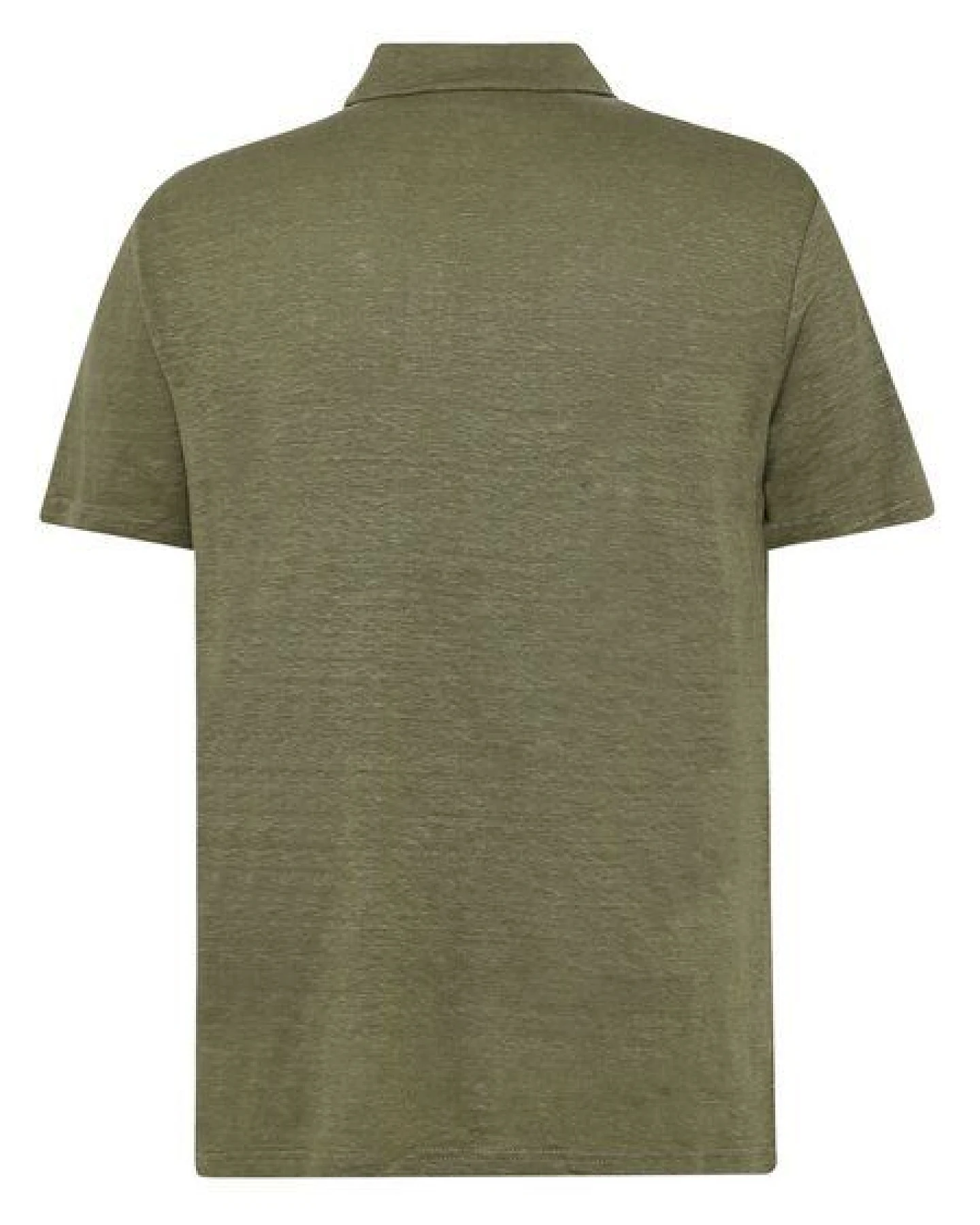 KnowledgeCotton Apparel Poloshirt Regular aus Bio-Leinen – Ansicht 3