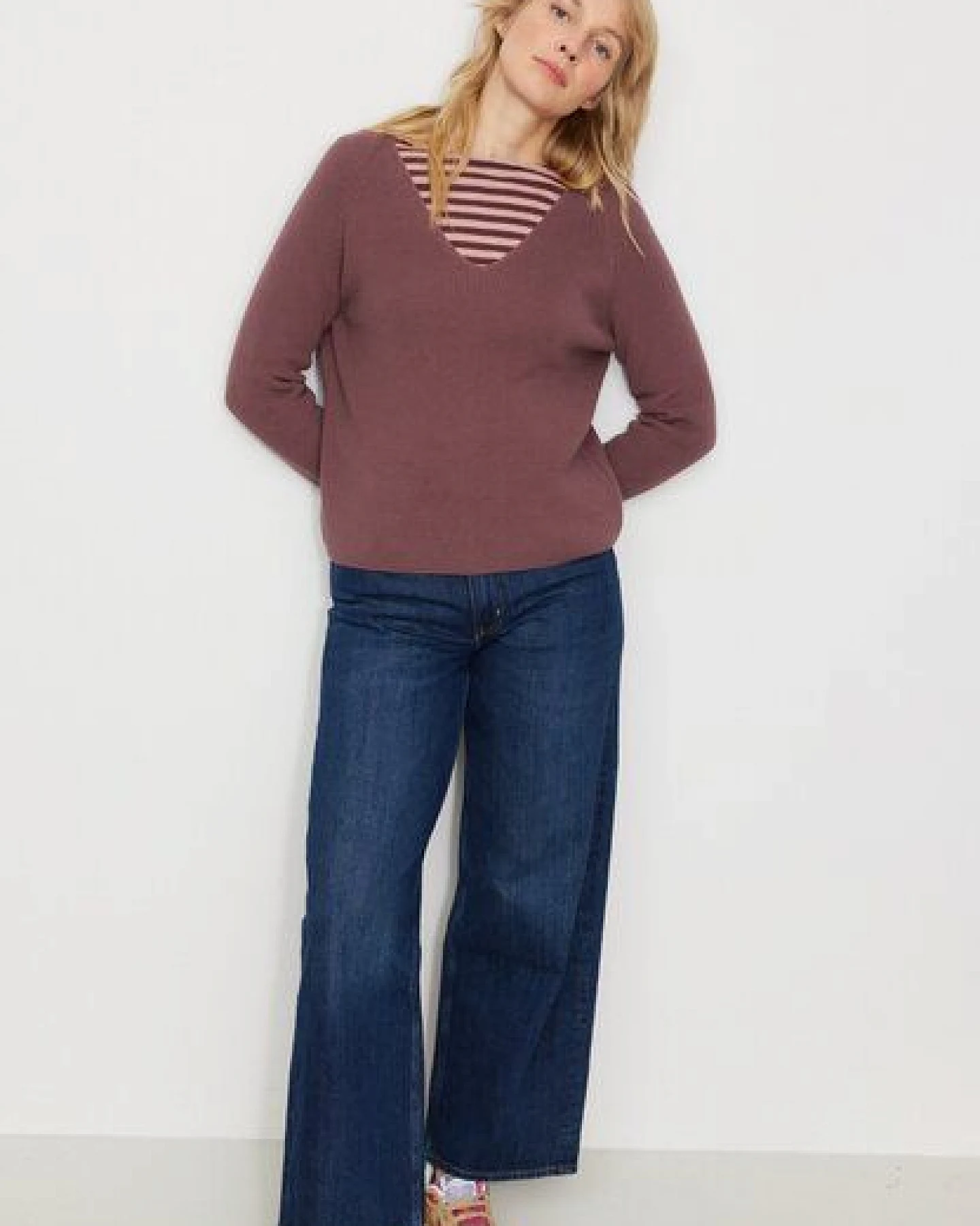 Damen Strickpullover aus Bio-Baumwolle - ARUGULA - recolution – Ansicht 3