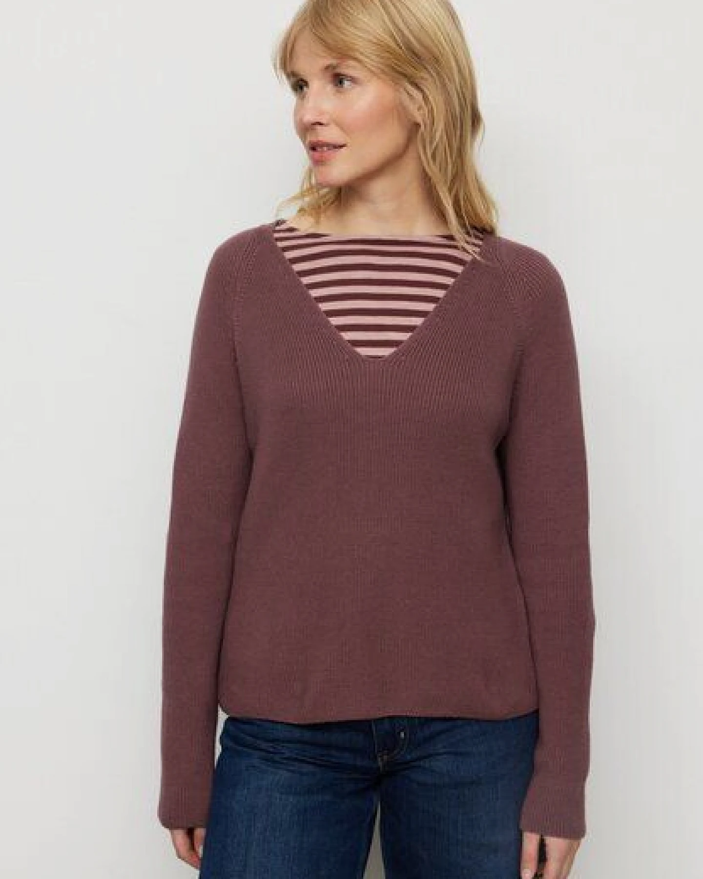 Damen Strickpullover aus Bio-Baumwolle - ARUGULA - recolution – Ansicht 4
