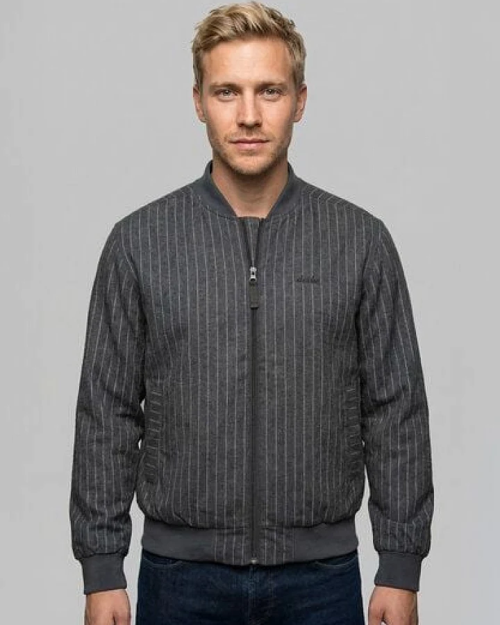 derbe Übergangsjacke „Blousby Pinstripe“