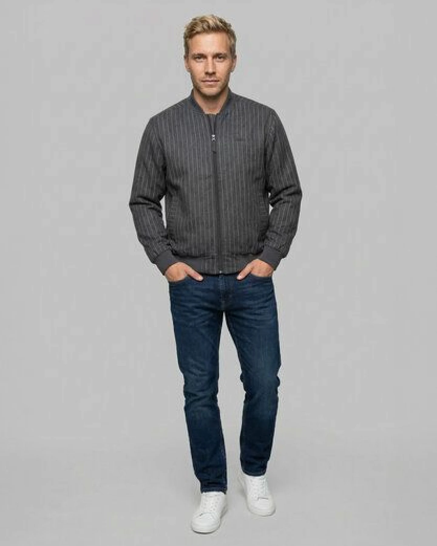 derbe Übergangsjacke „Blousby Pinstripe“ – Ansicht 4