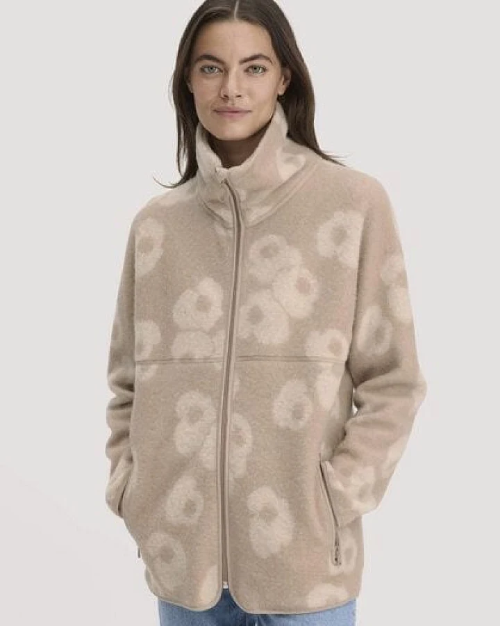 hessnatur Wollfleece Jacke Oversize aus reiner Schurwolle