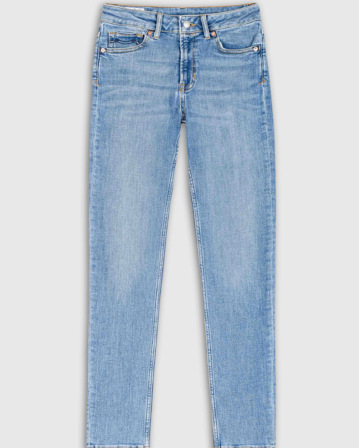 Kings of Indigo Damen vegan Jeans Juno Medium Journey Washed Light – Ansicht 2