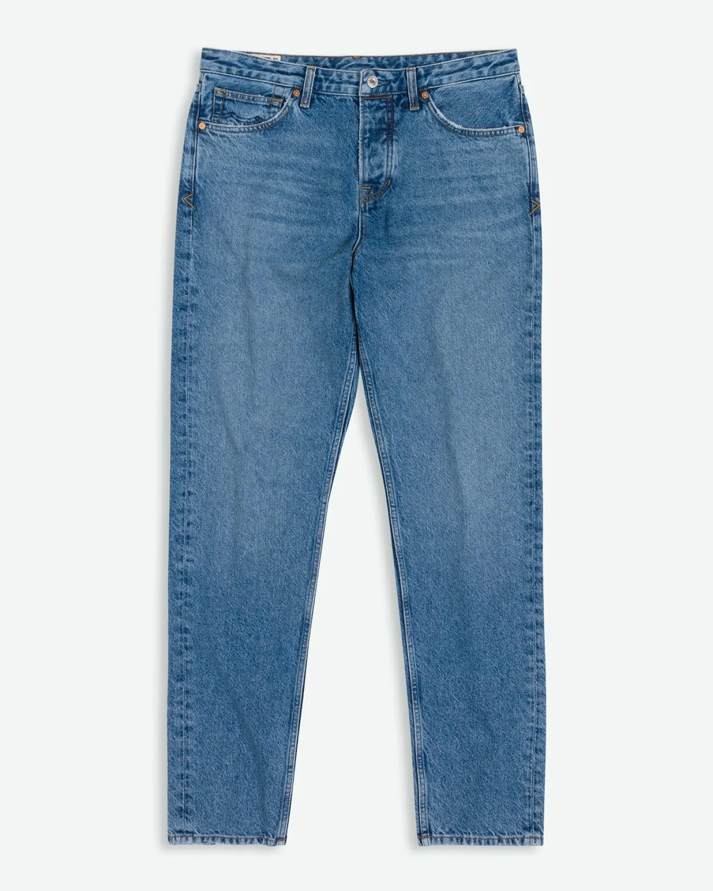Kings of Indigo Herren vegan Jeans Sushan Mid Denim Blau – Ansicht 2