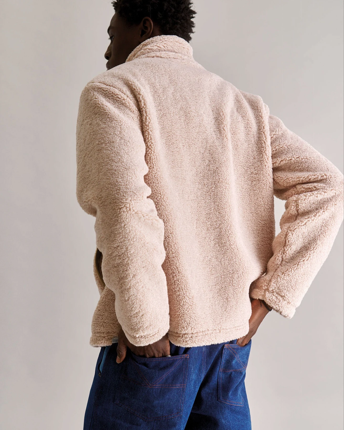 KOMODO Herren vegan Jacke Drew Sand Beige – Ansicht 2
