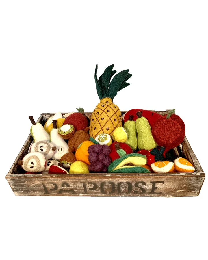 Papoose - Filz Obstkiste 36-tlg