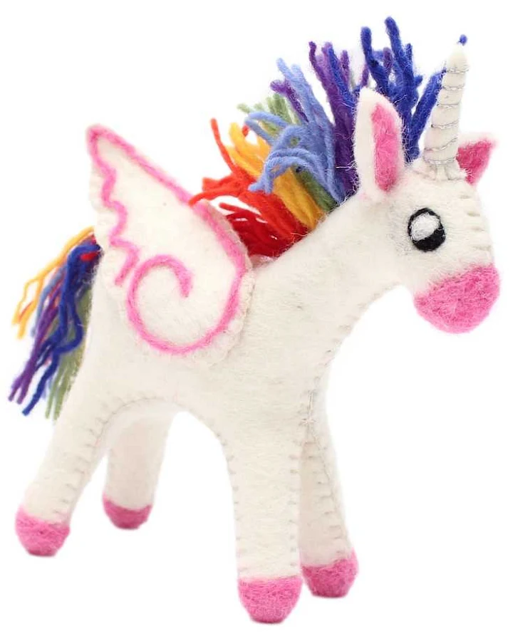 Papoose - Filz Einhorn-Baby "Pegasus"