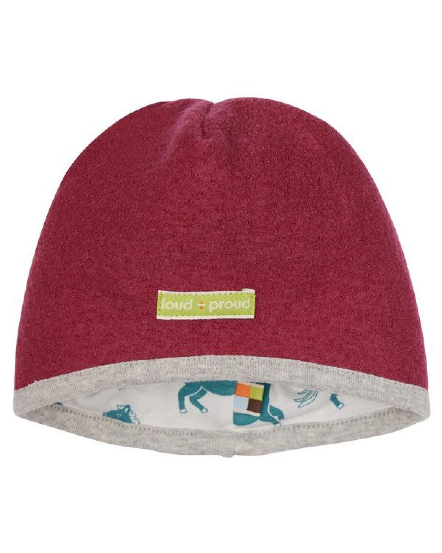 loud + proud Babys & Kinder Mütze Wollwalk, GOTS-zertifiziert – Ansicht 3