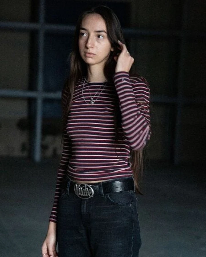 Nudie Jeans Longsleeve Jessy Striped Rib - Multi