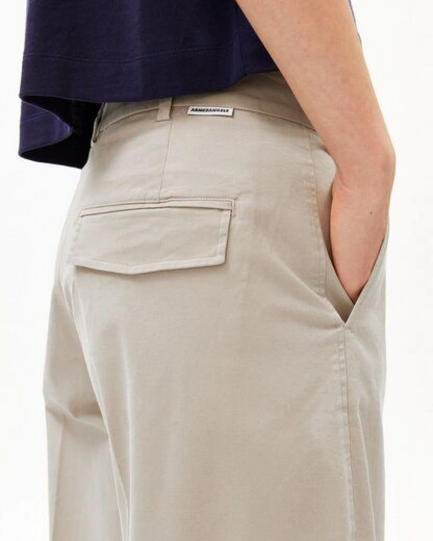 ARMEDANGELS BARREL TWILL Damen Webhose aus Bio-Baumwoll Mix – Ansicht 3