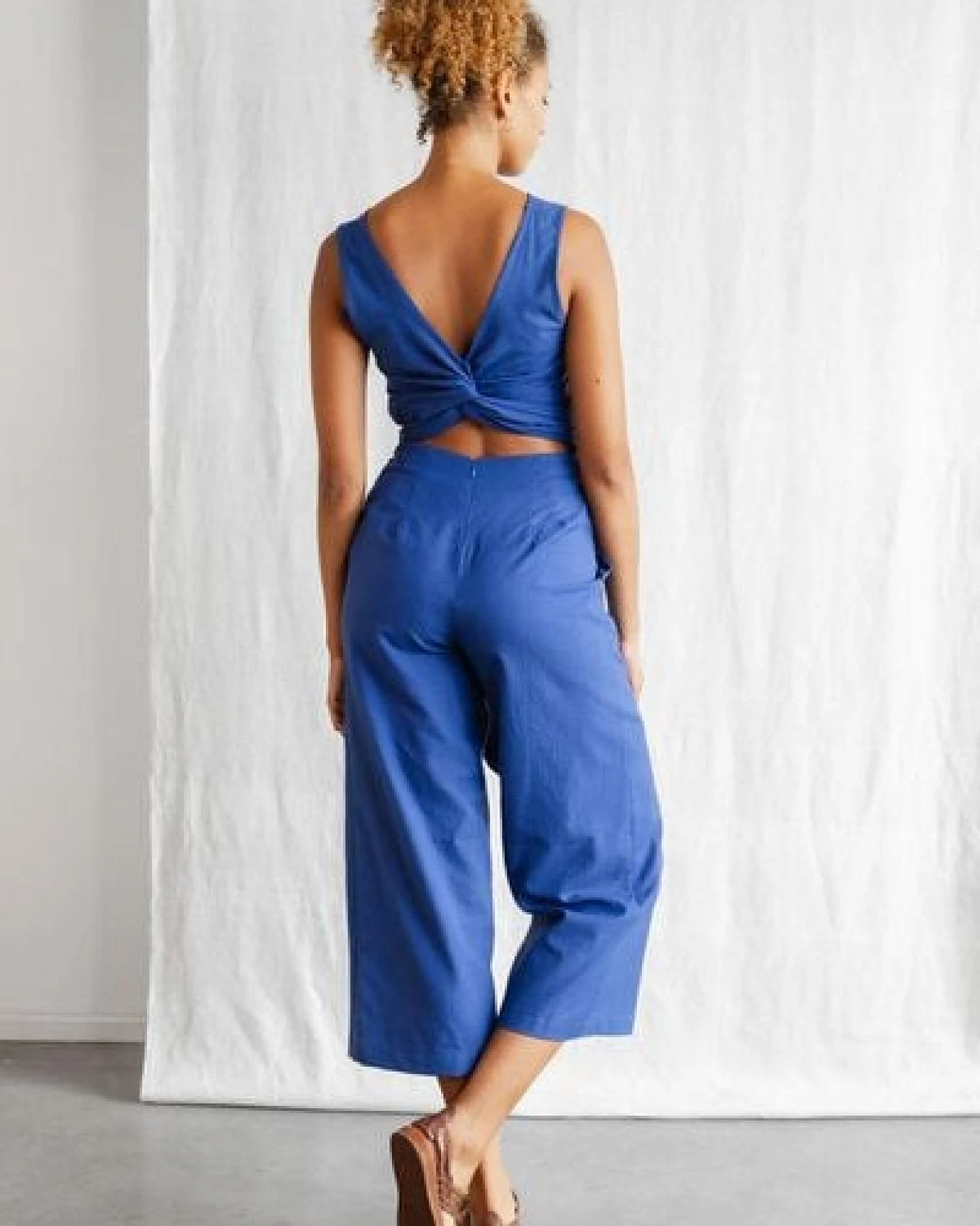 Jyoti - Fair Works Bio-Baumwoll Jumpsuit Anusha – Ansicht 2