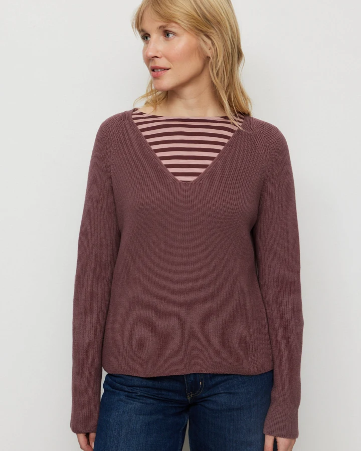Recolution Damen vegan Pullover Arugula Wild Berry