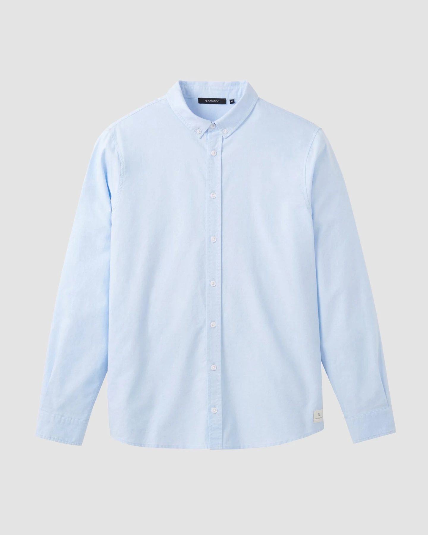 Recolution Herren vegan Hemd In Fichtenblau – Ansicht 2