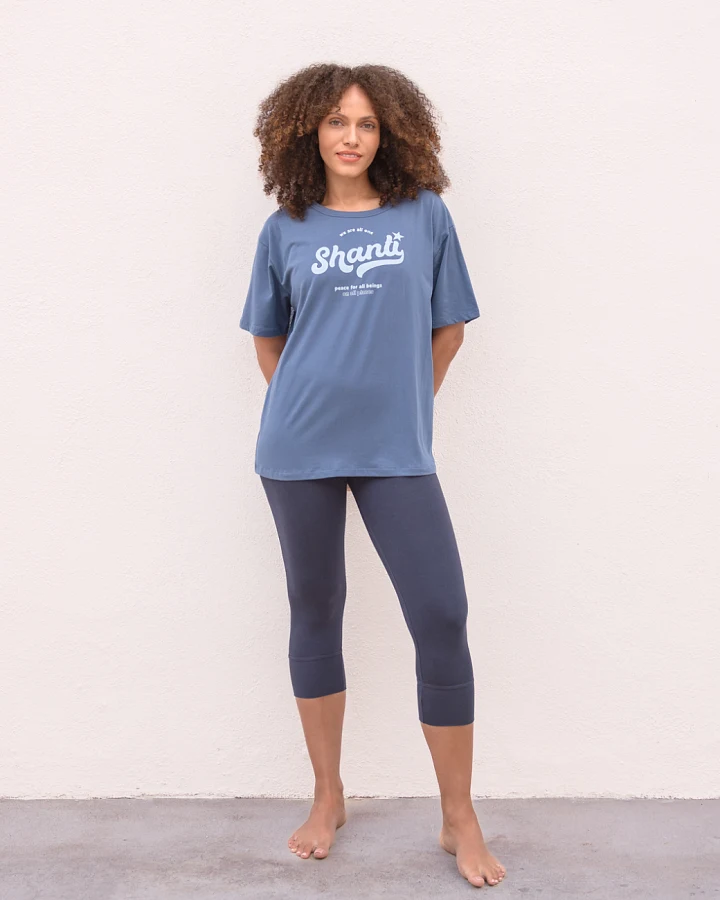Jaya Organics 3/4 Leggings Jil - Nightblue L