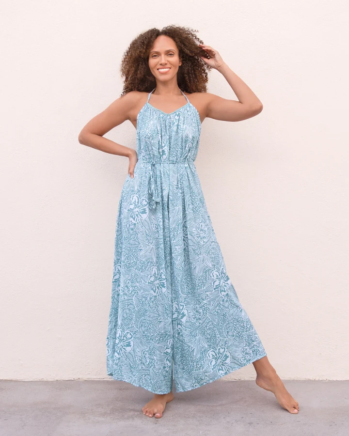 Jaya Organics Jumpsuit Jasmine - Hawaii Green