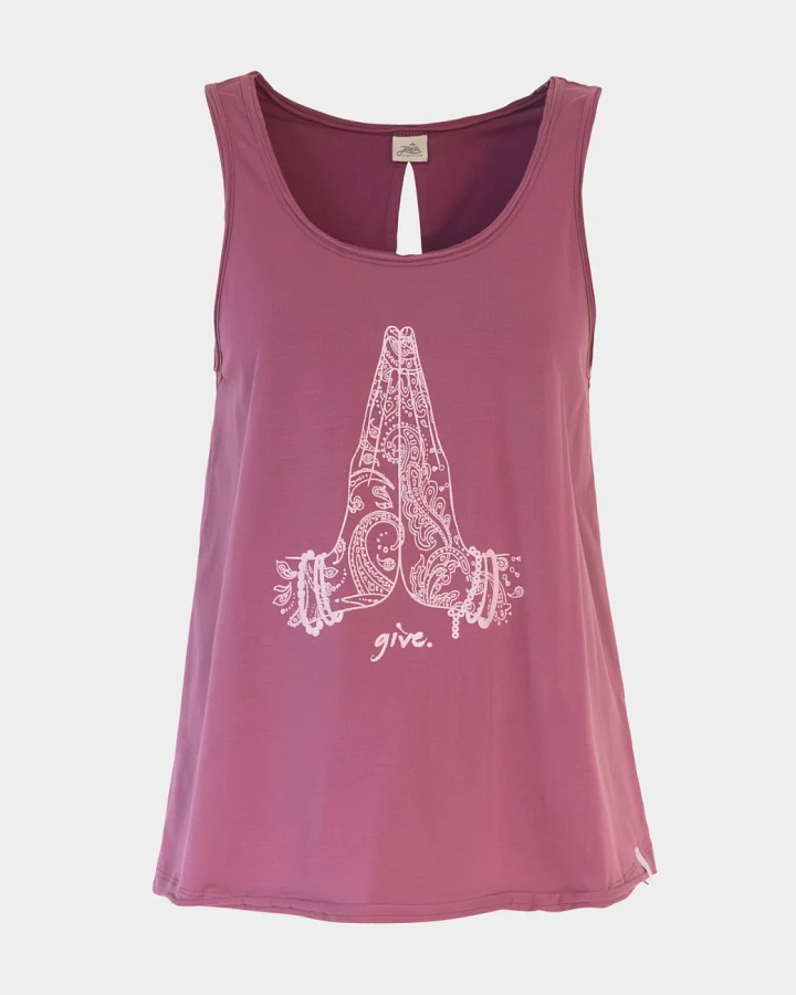 Jaya Organics Top Alaska Give - Mauve L