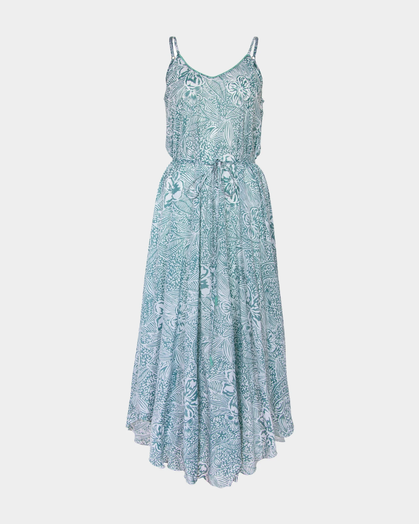 Jaya Organics Maxi-Dress Estelle - Hawaii green S/M – Ansicht 2