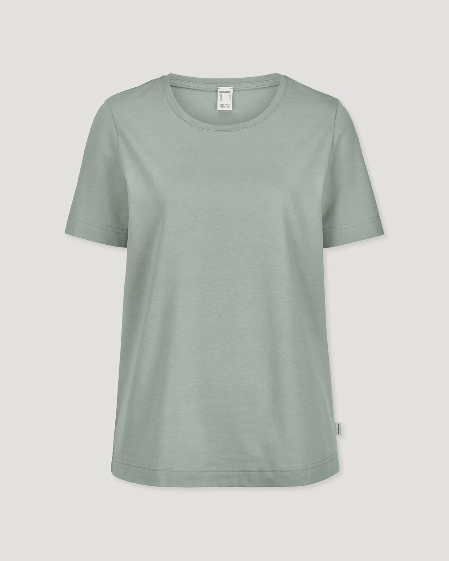 hessnatur Damen Schlaf T-Shirt PURE COTTON aus Bio-Baumwolle - grün - Größe 44 – Ansicht 3