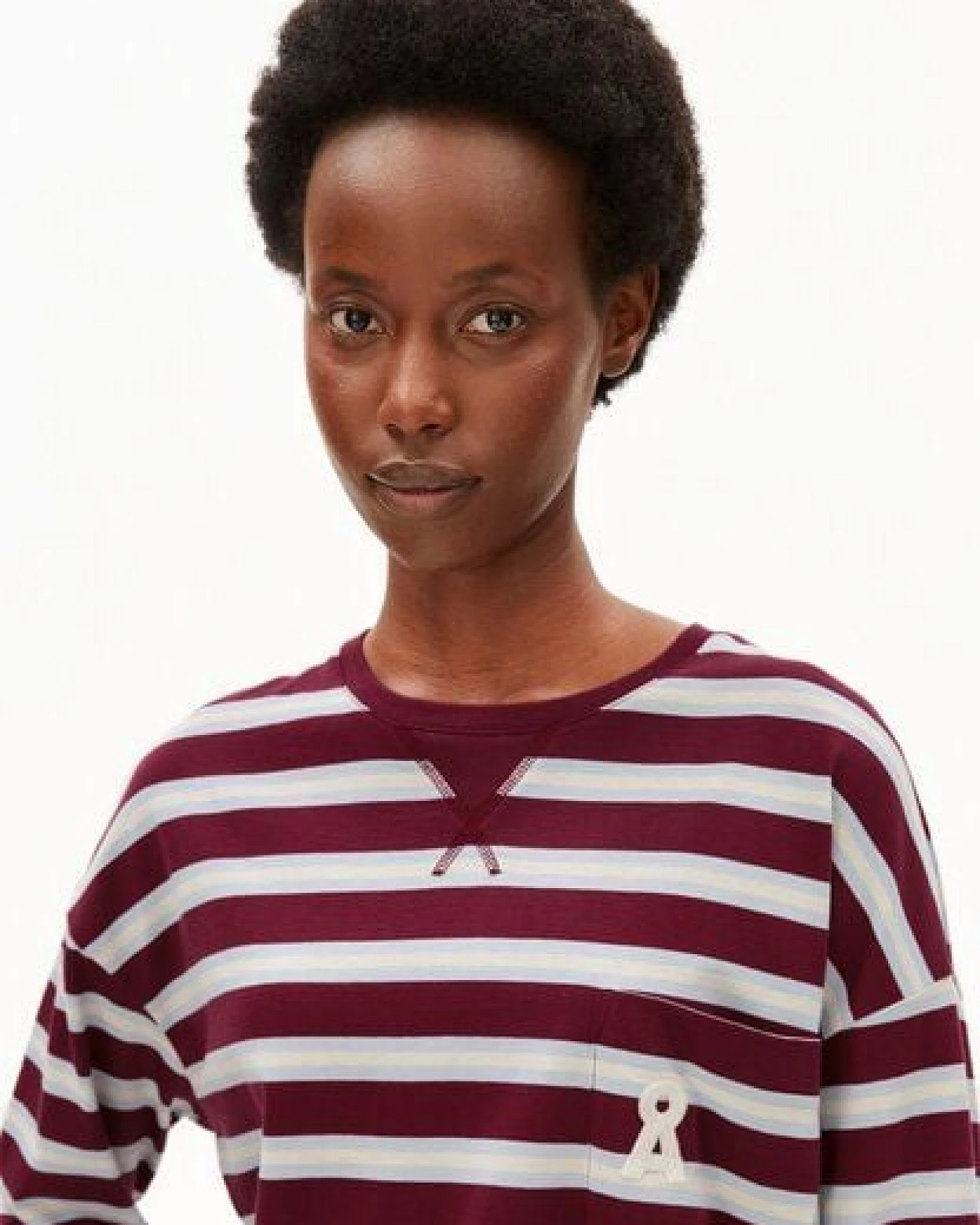 ARMEDANGELS ICONIC Å FIETAA STRIPE Damen Longsleeve aus 100% Bio-Baumwolle – Ansicht 3