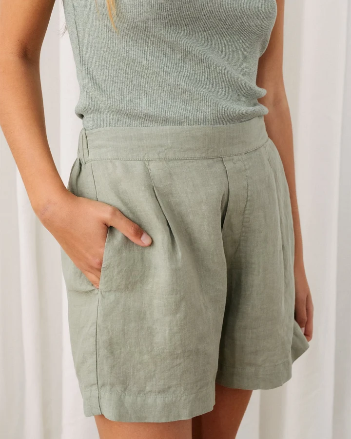 TWOTHIRDS Damen vegan Shorts Harakka Wüste Salbei