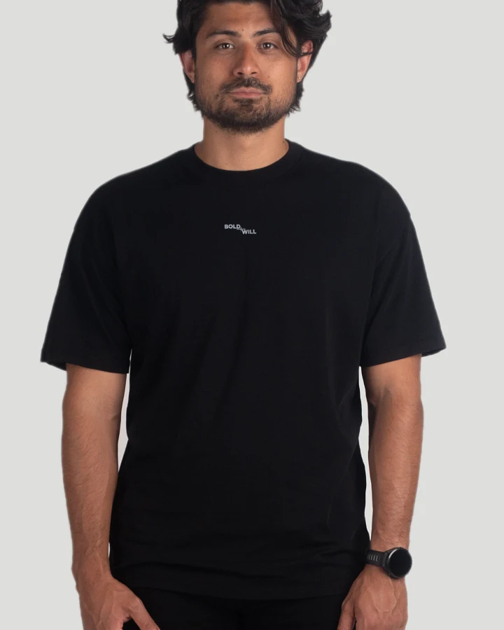 Boldwill Herren vegan T-Shirt Schwarz